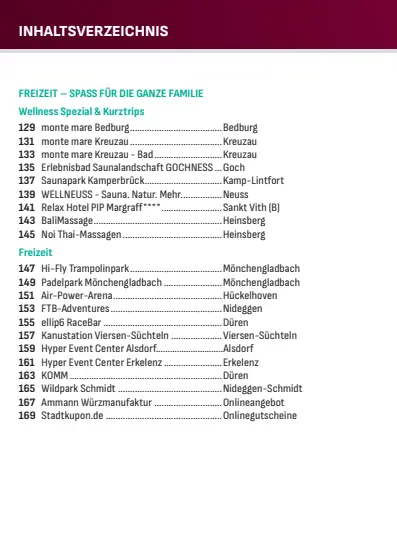Gutscheinbuch Kreis Heinsberg 2027