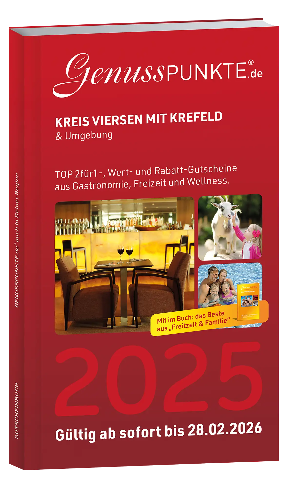 Gutscheinbuch Kreis Viersen mit Krefeld + Umgebung 2025 gültig bis 28.02.2026 Gutscheinbuch Kreis Viersen mit Krefeld + Umgebung 2025 gültig bis 28.02.2026