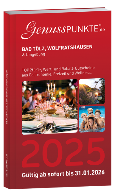 Gutscheinbuch Bad Tölz 2025 Gutscheinbuch Bad Tölz 2025