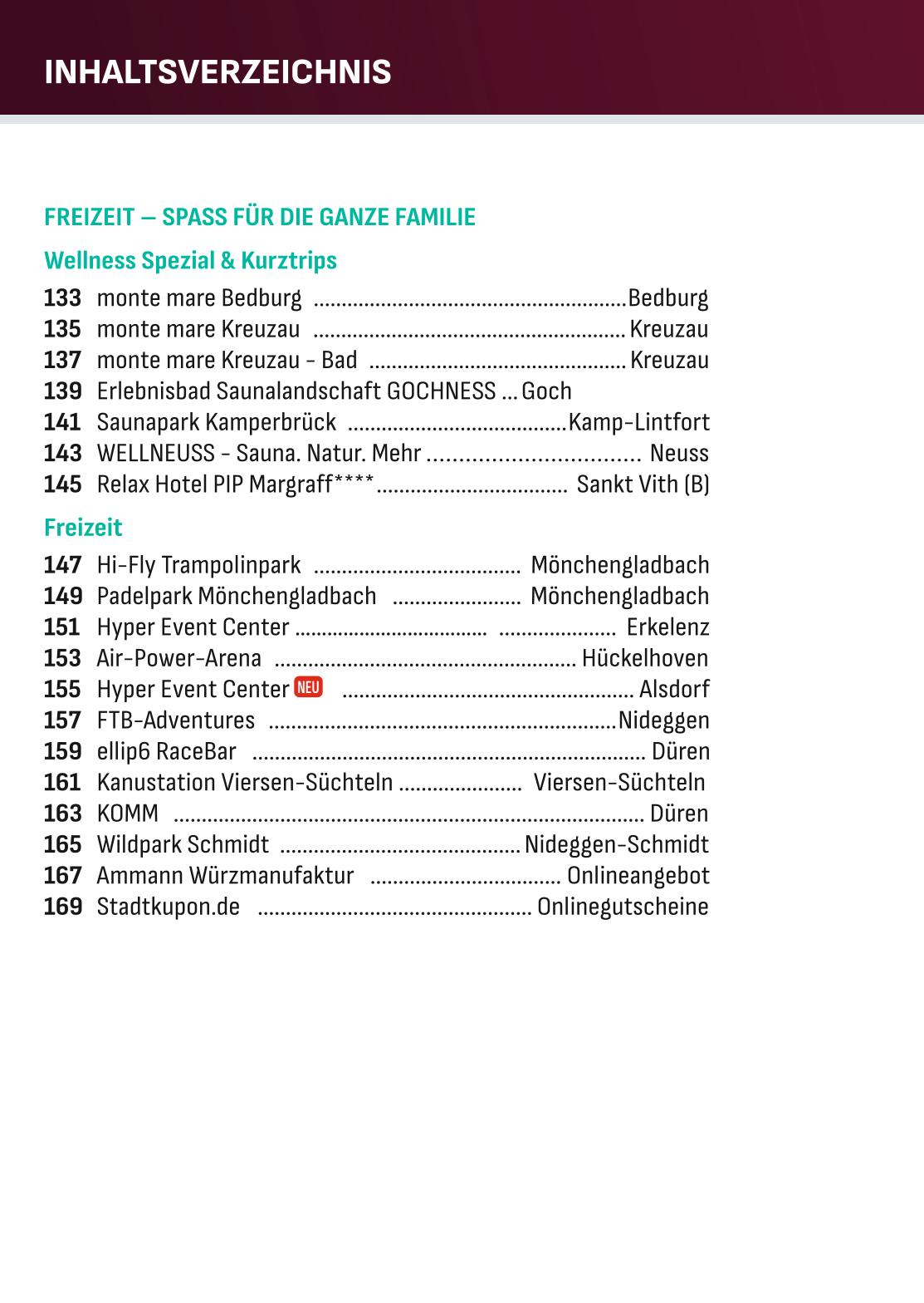 Gutscheinbuch Kreis Düren 2027 Gutscheinbuch Kreis Düren 2027