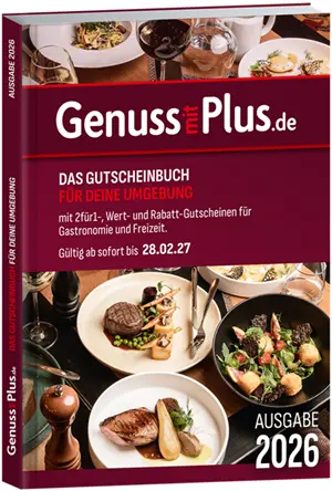 Gutscheinbuch Genuss mit Plus 2026