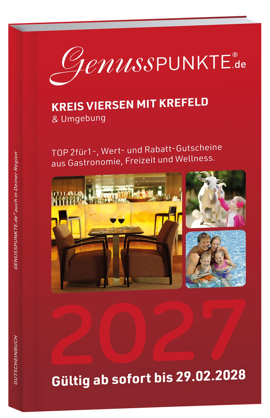 Gutscheinbuch Kreis Viersen mit Krefeld 2027