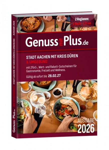 Gutscheinbuch Aachen mit Kreis Düren 2026