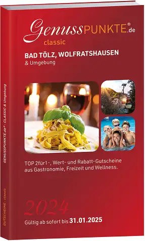 Gutscheinbuch Bad Tölz, Wolfratshausen 2024