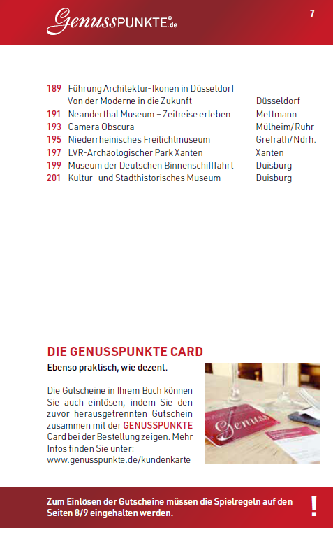 Gutscheinbuch Düsseldorf 2026