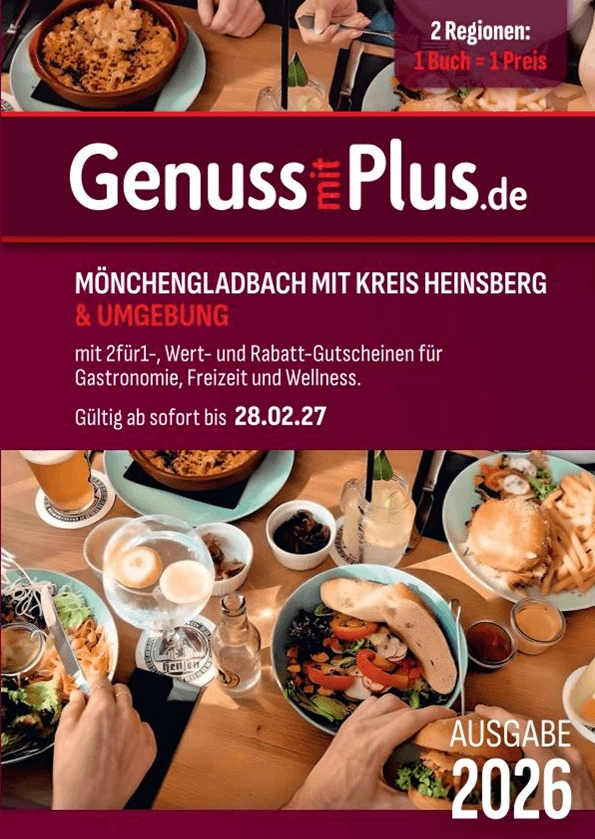 Gutscheinbuch Mönchengladbach 2026