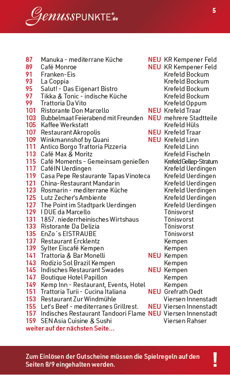 Gutscheinbuch Kreis Viersen mit Krefeld 2027